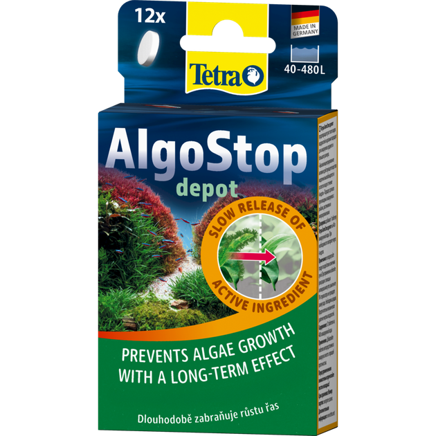 Средство Tetra Algostop для аквариума против водорослей 12 таблеток на 240 л - Фото 3 Средство Tetra Algostop для аквариума против водорослей 12 таблеток на 240 л - изображение 3