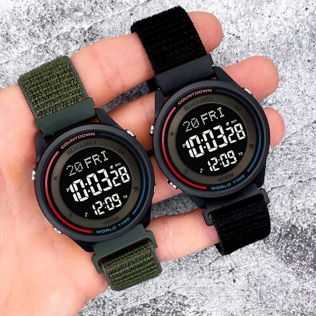 Наручний годинник Skmei 2412NAG Army Green Nylon - Фото 5 Наручний годинник Skmei 2412NAG Army Green Nylon - изображение 5