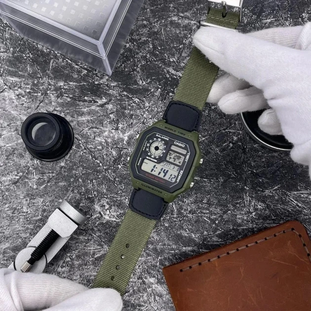 Наручний годинник Casio AE-1200WHB-3B - изображение 7