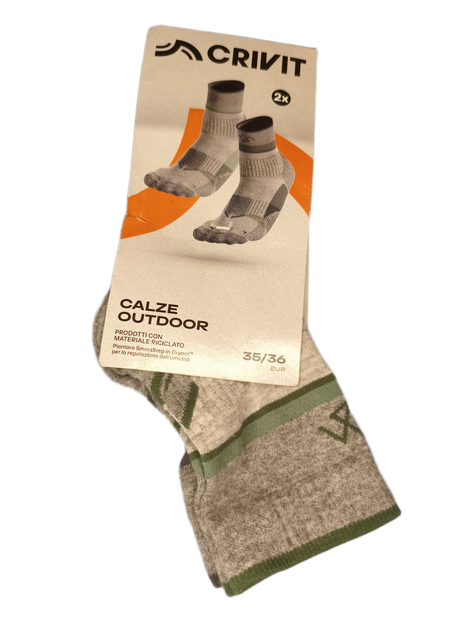 Трекинговые носки Calze Outdoor CRIVIT 35-36р 2 пары - Фото 1 Трекинговые носки Calze Outdoor CRIVIT 35-36р 2 пары - изображение 1
