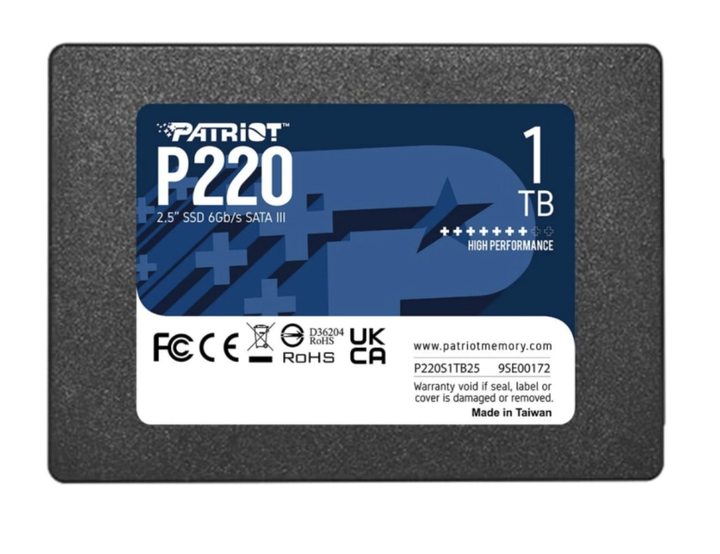 Накопитель Patriot SSD 2.5" 1TB (P220S1TB25) - изображение 2