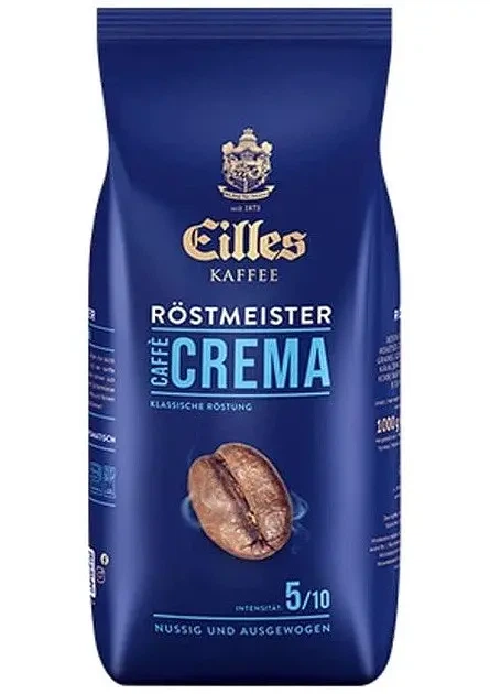 Кава в зернах Eilles Roestmeister Cafe Crema - 1 kg - Фото 1 Кава в зернах Eilles Roestmeister Cafe Crema - 1 kg - зображення 1