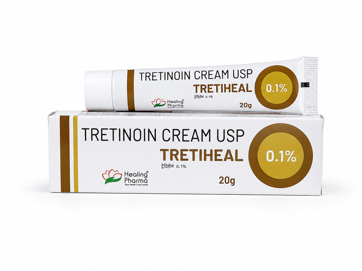 Третиноин крем Tretiheal Tretinoin Cream USP 0.1% 20 г — Ретиноидный крем для ухода за кожей лица - изображение 2