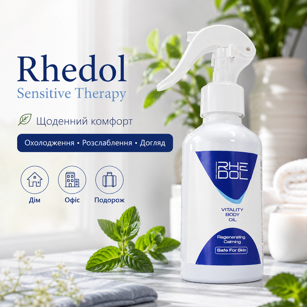 Обезболивающий спрей при болях в суставах Rhedol Sensitive Therapy Спрей для снятия мышечной боли, 250 мл Спрей для суставов - изображение 11