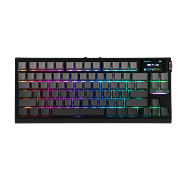Механічна бездротова клавіатура Epomaker G84 Pro Black - Фото 1 Механічна бездротова клавіатура Epomaker G84 Pro Black - изображение 1