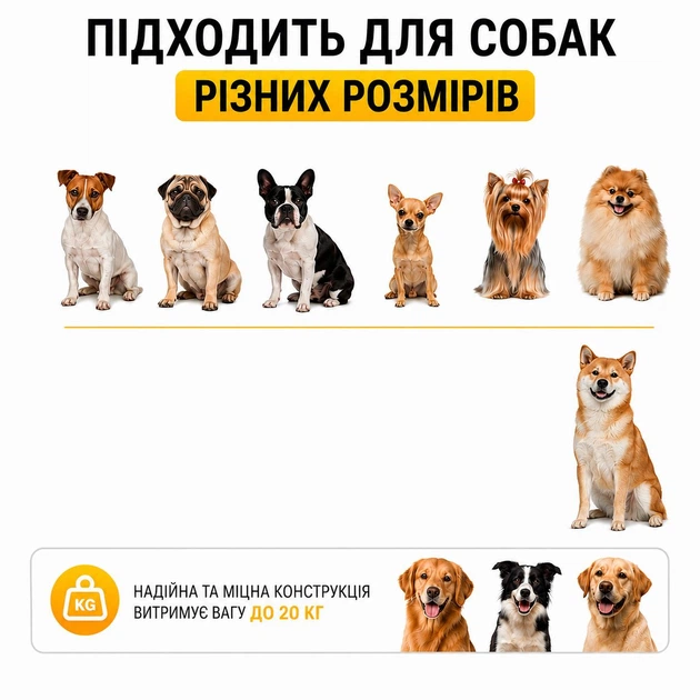 Автокрісло на сидіння автомобіля для собак (до 20 кг, чорне) - зображення 3