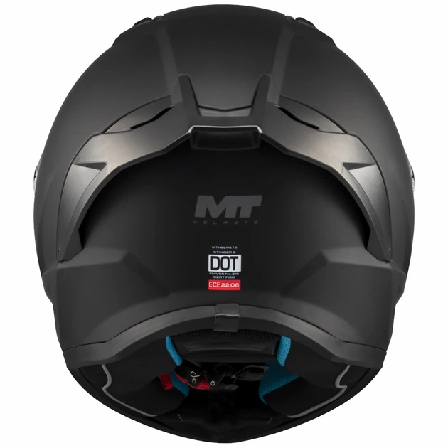 Мотошолом MT Helmets Stinger 2 Pure A1 Matt Black M - зображення 7