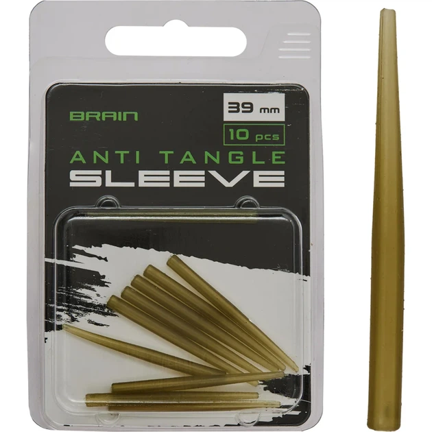 Противозакручиватель Brain Anti Tangle Sleeve 39mm (10 шт/уп) Brown SGXA-40 - Фото 1 Противозакручиватель Brain Anti Tangle Sleeve 39mm (10 шт/уп) Brown SGXA-40 - изображение 1