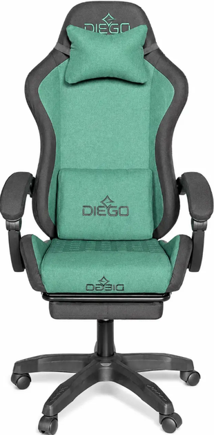 Игровое кресло DIEGO Fabric X Green Игровое Тканевое кресло для игр - изображение 4