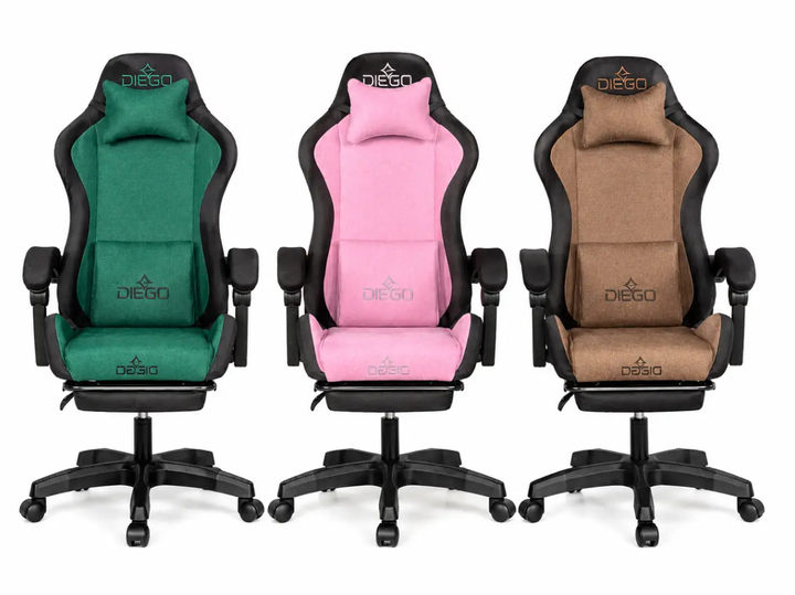 Игровое кресло DIEGO Fabric X Green Игровое Тканевое кресло для игр - изображение 10