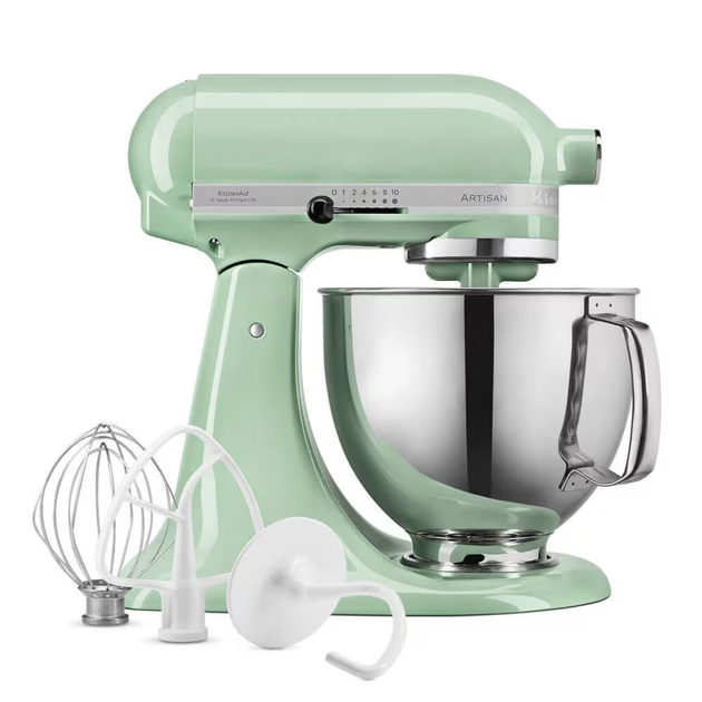 Кухонная машина KitchenAid Artisan 4,7 л 5KSM125EPT с откидным блоком фисташковый - изображение 6