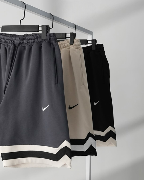Мужской Комплект Футболка И Шорты Nike Зелено-бежевый Nike L (339187) - изображение 2