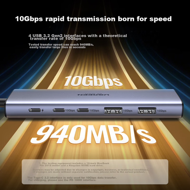 Док-станція UGREEN Type-C з HDMI 2.1 8K 60 Гц та USB 4.0 для Mac - Фото 5 Док-станція UGREEN Type-C з HDMI 2.1 8K 60 Гц та USB 4.0 для Mac - зображення 5