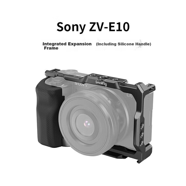 SmallRig 3538, подходит для комплекта расширения «кроличья клетка» для камеры Sony ZV-E10, аксессуар для вертикальной съемки на цифровую зеркальную камеру Sony. - изображение 4