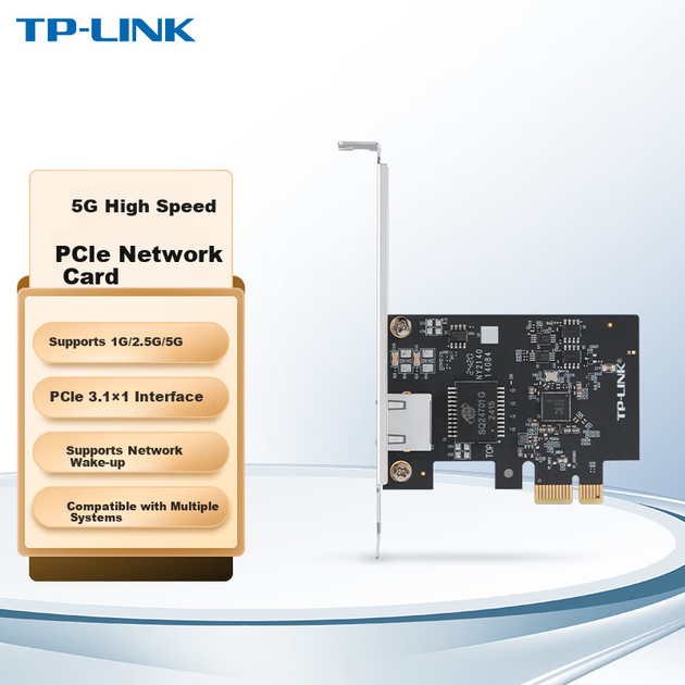 Мережева карта TP-LINK NE421 PCI-E гігабітна з портом RJ45 для настільного ПК та сервера - зображення 4