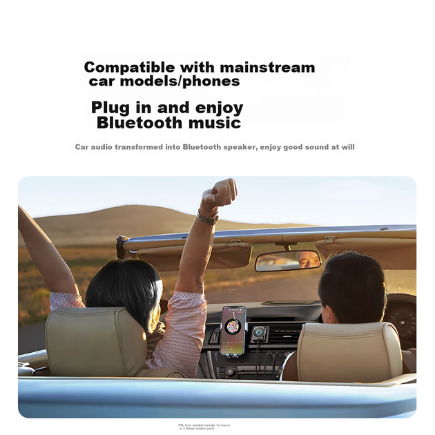 Автомобильный Bluetooth-приемник UGREEN 35002 версия 5.4 синий - изображение 2