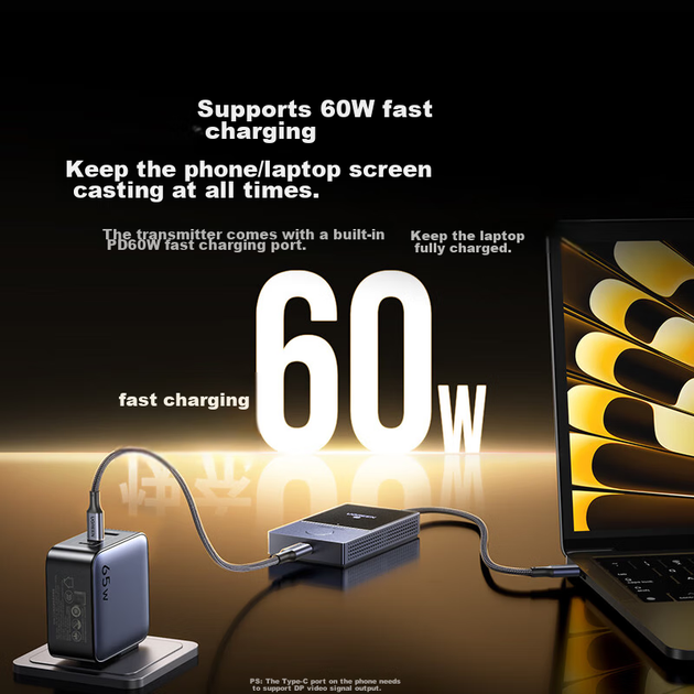 Адаптер беспроводной UGREEN 35032 Type-C - HDMI 4K для трансляции экрана на телевизор - изображение 9