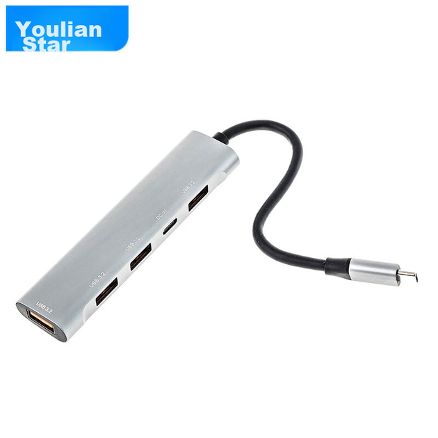 Хаб-док-станція Youlianxing Type-C 3.2 Gen2, 4 порти USB, 10 Гбіт/с, для ноутбуків - Фото 9 Хаб-док-станція Youlianxing Type-C 3.2 Gen2, 4 порти USB, 10 Гбіт/с, для ноутбуків - зображення 9