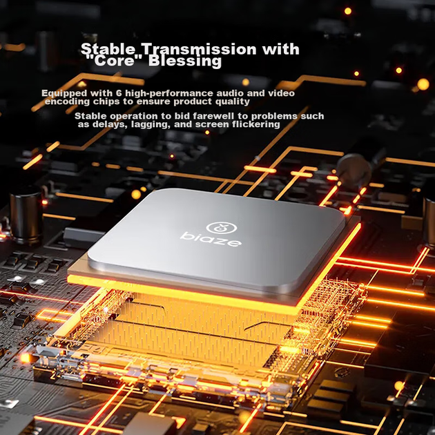 Карта видеозахвата BIAZE TH51 HDMI многоканальная с входом 4K, для стримов с телефона, ноутбука, камеры и видеокамеры - изображение 6