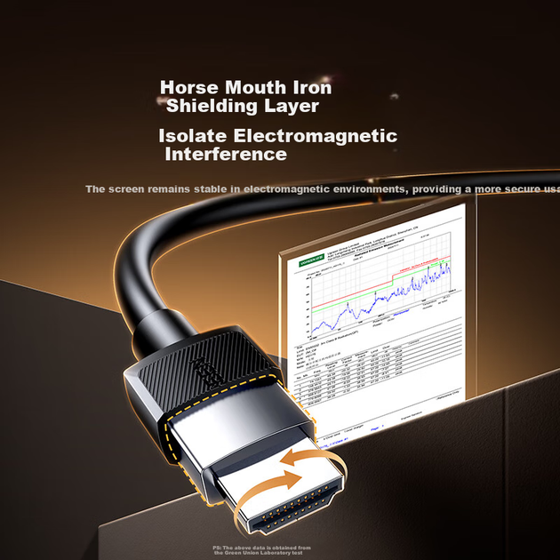Кабель Ugreen 65288 HDMI - HDMI 2.1 8K@60Hz 4K@240Hz 20 м - изображение 4