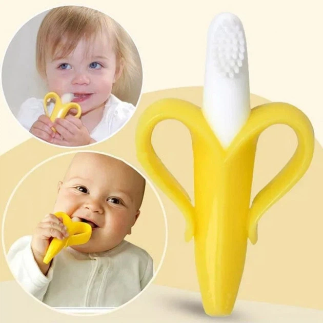 Чесалка-прорезыватель для зубов Банан “Banana Teether” силиконовый - Фото 1 Чесалка-прорезыватель для зубов Банан “Banana Teether” силиконовый - изображение 1