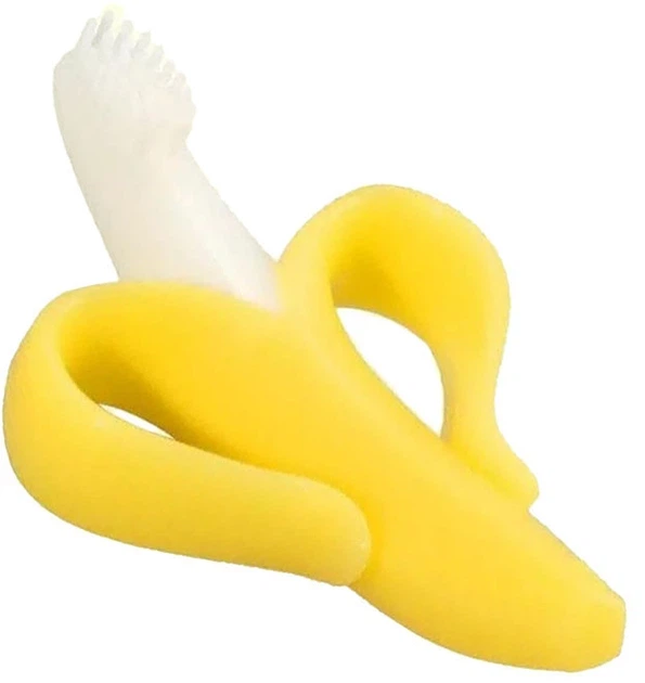 Чесалка-прорезыватель для зубов Банан “Banana Teether” силиконовый - Фото 2 Чесалка-прорезыватель для зубов Банан “Banana Teether” силиконовый - изображение 2