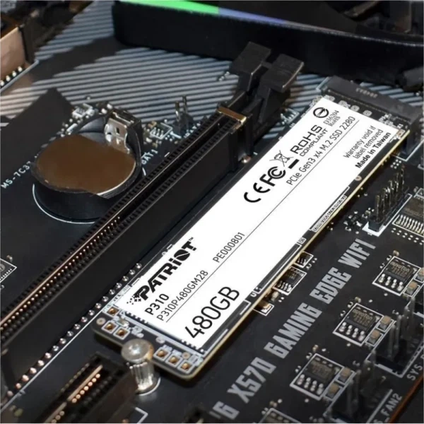 SSD накопитель Patriot p310 480Gb m.2 NVMe sm 3d tlc (p310p480gm28) - изображение 7