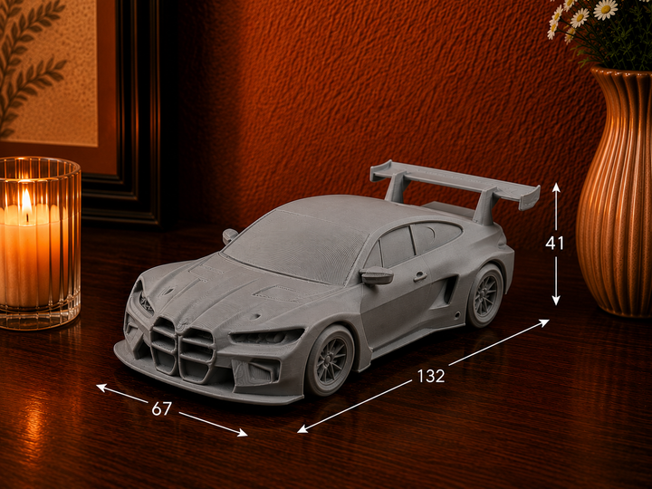 Колекційна модель BMW M4 GT3, декоративна машинка - Фото 2 Колекційна модель BMW M4 GT3, декоративна машинка - зображення 2