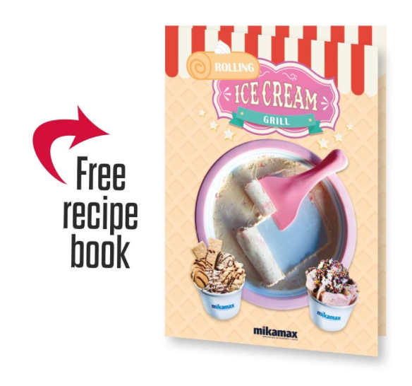 Набір для приготування рол-морозива Mikamax Rolling Ice Cream Grill (8719481354138) - Фото 3 Набір для приготування рол-морозива Mikamax Rolling Ice Cream Grill (8719481354138) - зображення 3