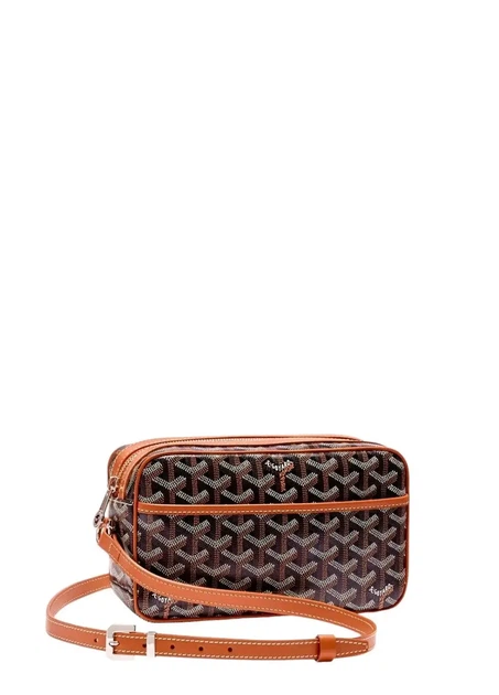 Преміальна сумка через плече Goyard коричневого кольору. - зображення 3
