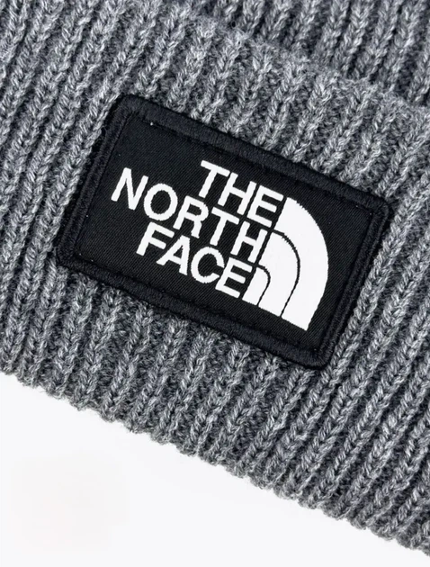 Шапка The North Face серого цвета, One Size (универсальный размер). - Фото 2 Шапка The North Face серого цвета, One Size (универсальный размер). - изображение 2