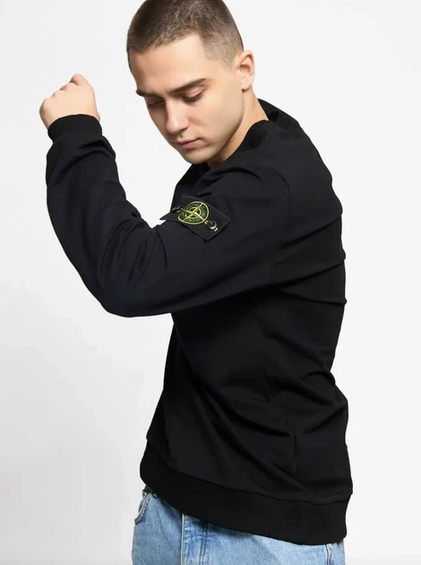 Свитшот Stone Island (L), черного цвета. - Фото 5 Свитшот Stone Island (L), черного цвета. - изображение 5