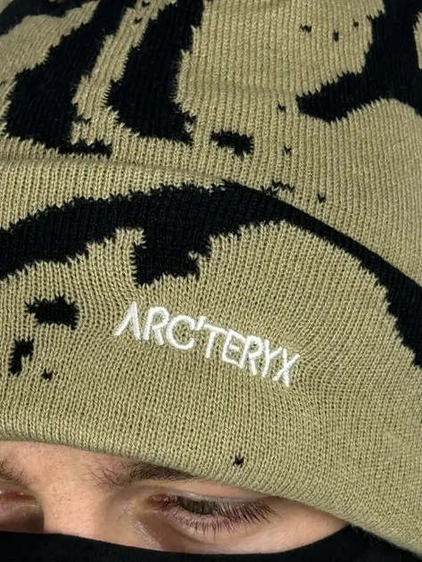 Шапка Arcteryx коричневого цвета, One size(универсальный размер), унисекс. - Фото 5 Шапка Arcteryx коричневого цвета, One size(универсальный размер), унисекс. - изображение 5