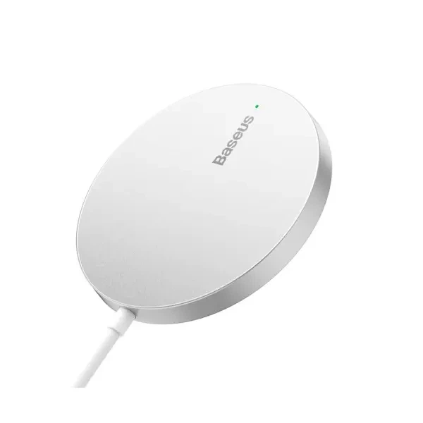 Бездротовий зарядний пристрій Baseus Simple Mini3 Magnetic Wireless Charger 15W, Сірий CCJJ040012 - изображение 3