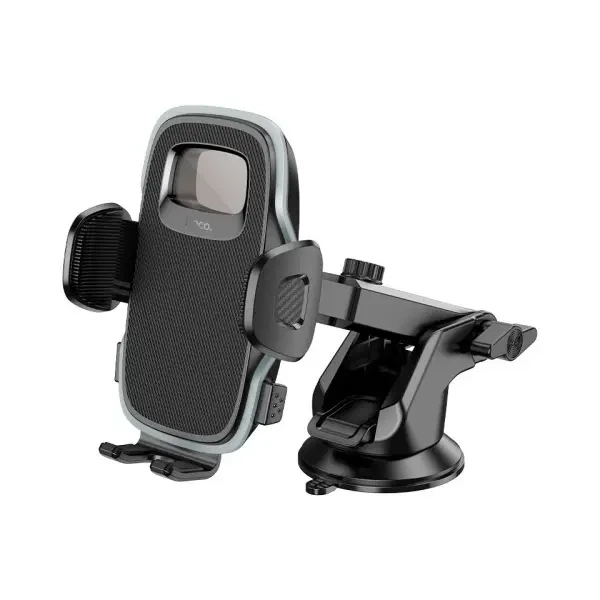 Автотримач Hoco H15 Fair push-type car holder (центральна панель), Чорний - Фото 3 Автотримач Hoco H15 Fair push-type car holder (центральна панель), Чорний - зображення 3