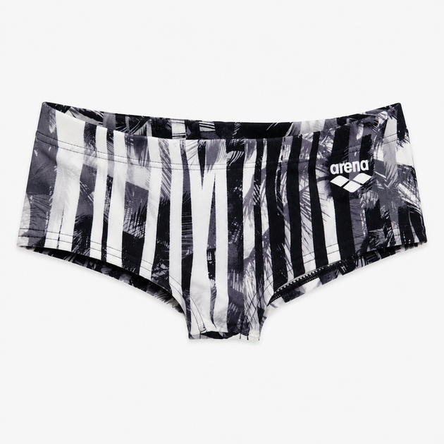 Дитячі плавки-шорти Arena Riviera Low Waist Short чорно-білі 128 см - Фото 1 Дитячі плавки-шорти Arena Riviera Low Waist Short чорно-білі 128 см - изображение 1