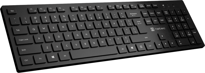 Klawiatura bezprzewodowa Natec Herring Wireless Black (NKL-2348) - obraz 2