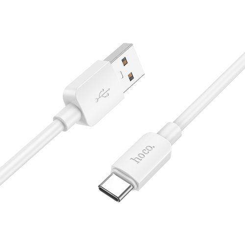 Кабель Hoco X96 Hyper USB-A to Type-C 3A 27W 1m (white) - Фото 2 Кабель Hoco X96 Hyper USB-A to Type-C 3A 27W 1m (white) - зображення 2