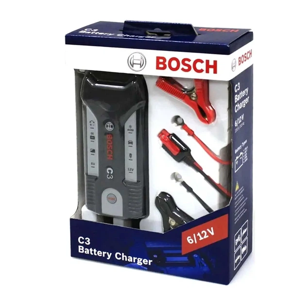 Зарядний пристрій Bosch C3, 6-12V, 14–120 A/год - изображение 5