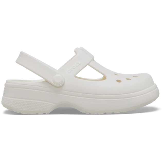 Дитячі крокси для дівчинки Crocs Classic Mary Jane Clog Chalk (30/31, білий) - Фото 3 Дитячі крокси для дівчинки Crocs Classic Mary Jane Clog Chalk (30/31, білий) - зображення 3