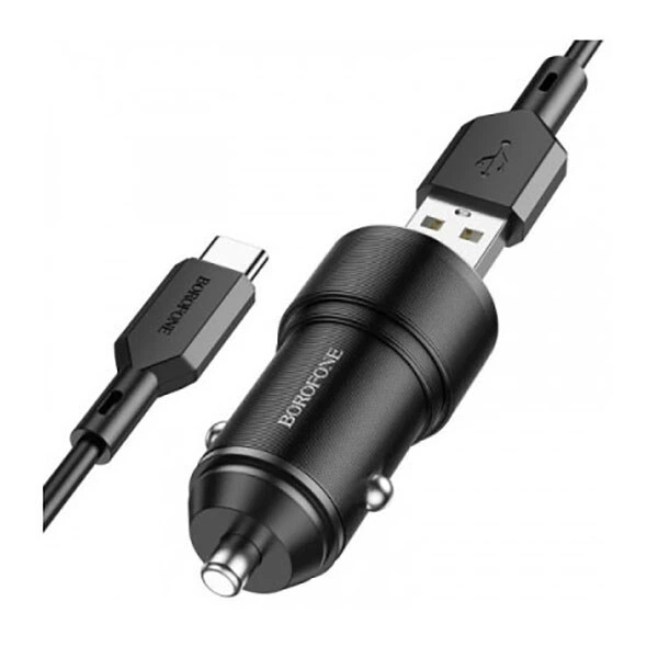 Зарядное устройство Borofone BZ19 Wisdom 12 Вт 2 порта USB Type-C Черный (BZ19) - Фото 3 Зарядное устройство Borofone BZ19 Wisdom 12 Вт 2 порта USB Type-C Черный (BZ19) - изображение 3