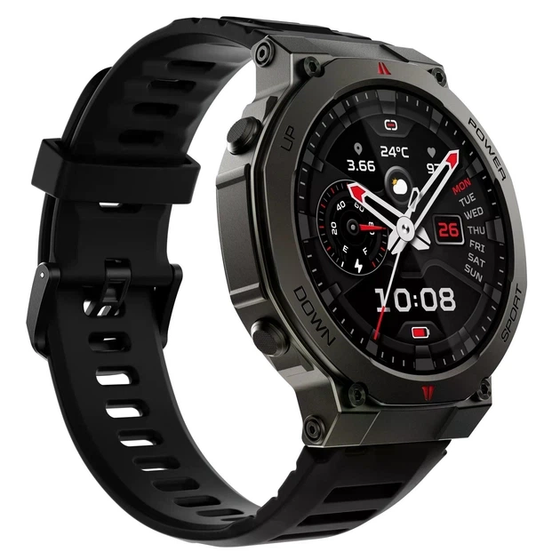 Смарт-годинник Black Shark GS3 Ultra Сенсорний AMOLED екран Вологозахист Black (BS-W2415) - зображення 2