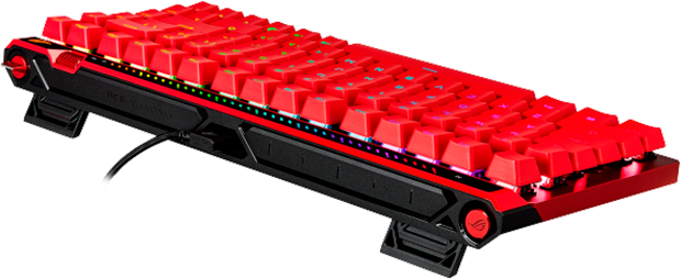 Клавіатура дротова Asus ROG Falchion Ace 75 HE HFX V2 Magnetic Switch USB Red (90MP047H-BKUA60) - Фото 2 Клавіатура дротова Asus ROG Falchion Ace 75 HE HFX V2 Magnetic Switch USB Red (90MP047H-BKUA60) - зображення 2
