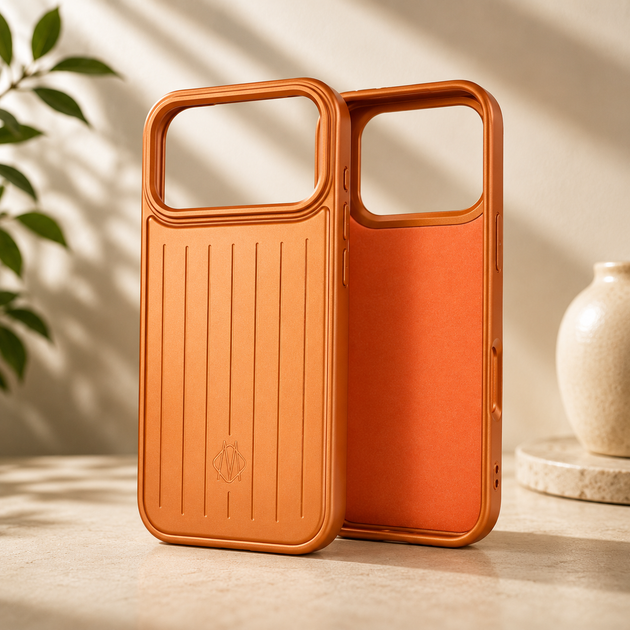 Протиударний чохол Rimova Case для iPhone 17 Pro з MagSafe пилозахищений Orange - Фото 2 Протиударний чохол Rimova Case для iPhone 17 Pro з MagSafe пилозахищений Orange - зображення 2