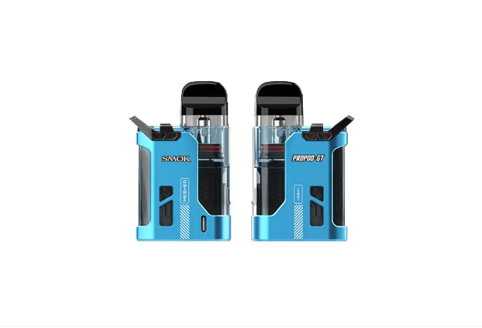 Pod-система Smok Propod GT KIT Blue 700 мАч электронная сигарета Смок Пропод Джи Ти до 22 Вт LED подсветка под-система с верхней заправкой 2 мл голубая - изображение 8