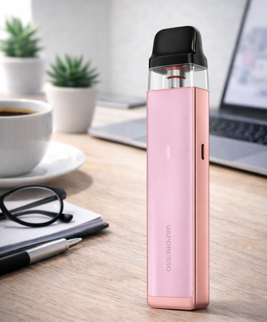 Многоразовая Pod система Vaporesso Xros 5 Flowing Pink электронная под система на 1500мАч Mini многоразка до 30Вт минипод алюминиевый сплав - изображение 3