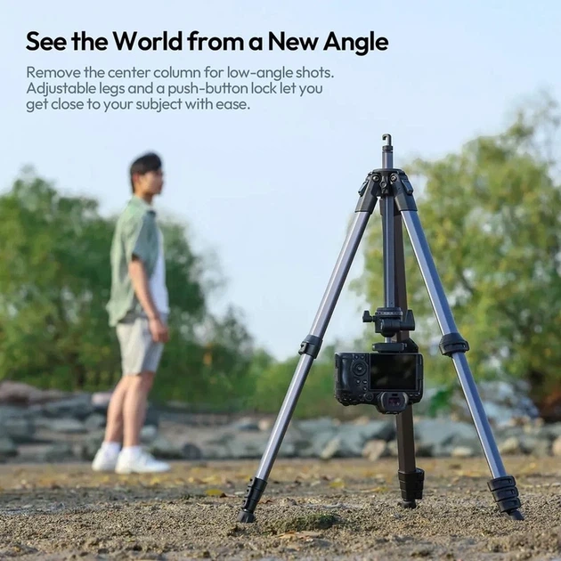 Штатив Ulanzi OMBRA II YING Tripod 38-156 см Black (KST-T156) - зображення 10