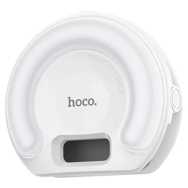 Портативная лампа для селфи Hoco K160 Olas 400 mAh Белый - изображение 6