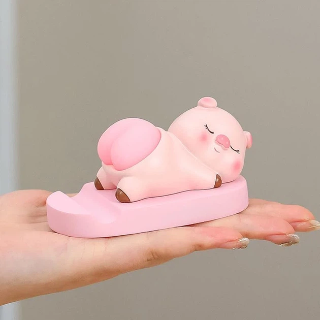 Подставка для телефона Funny Animals Piggy ABS-пластик и силикон - изображение 2