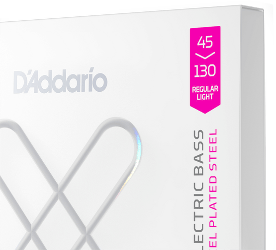 Струны для бас-гитары D'Addario XSB45130SL XS Nickel Bass Regular Light Super Long Scale 5-string (45-130) - изображение 2